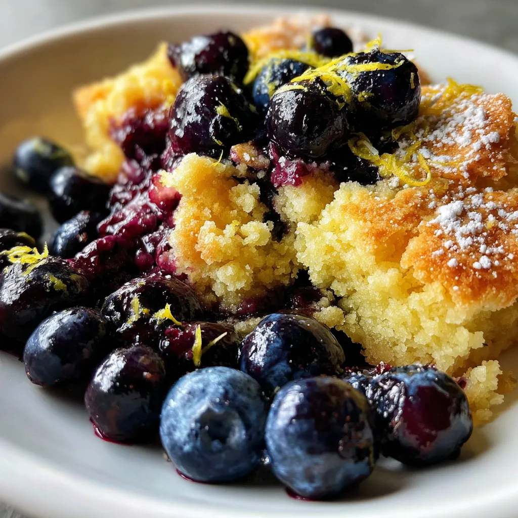 Secrets to Perfect Blueberry Cobbler: Crispy Edges, Soft Center